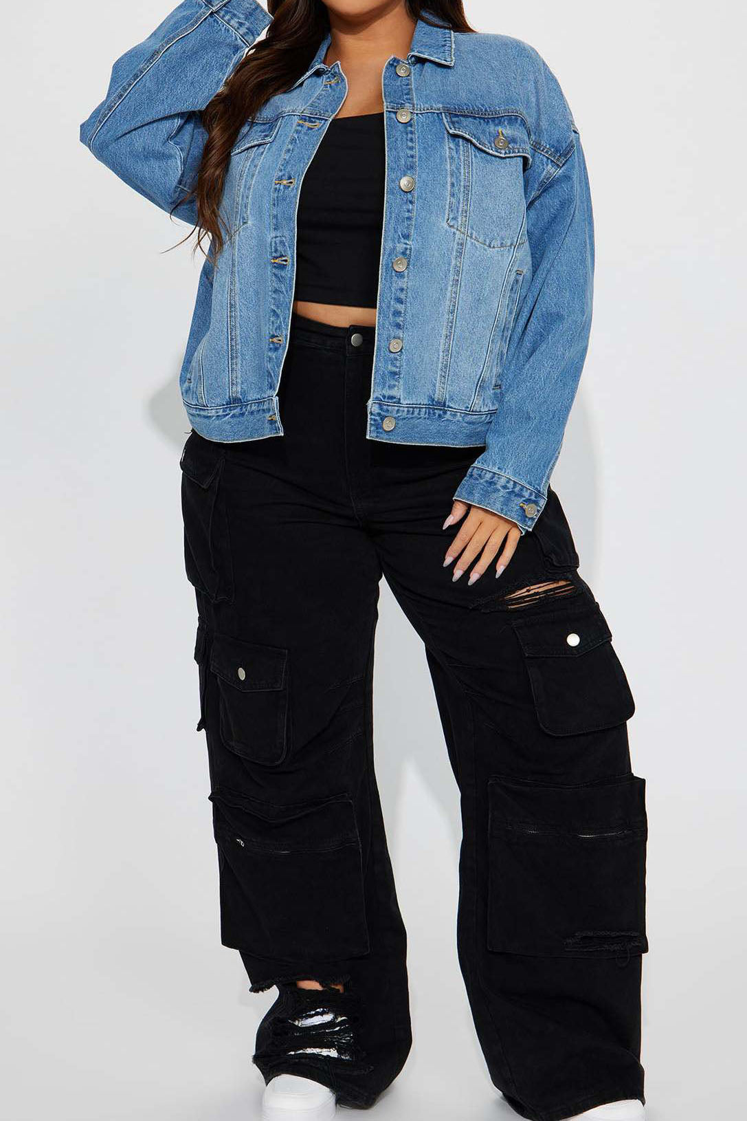 Denim Trucker Jacket Lavish Daily