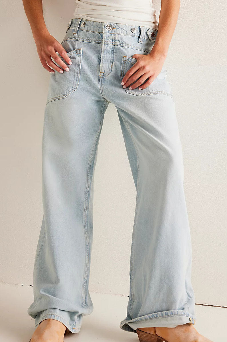 Classic Mid-Rise Comfort Jeans Lavish Daily