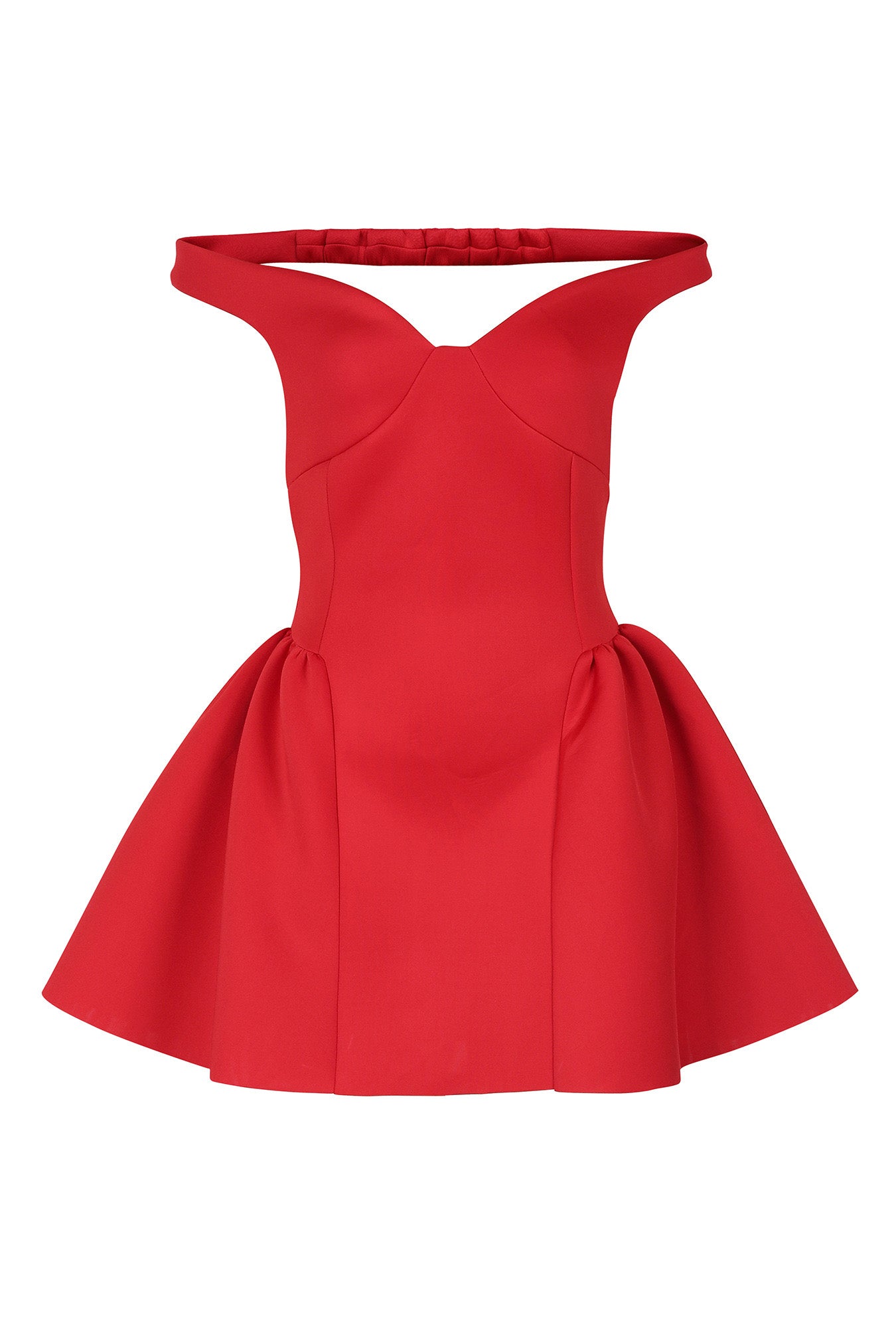 Off Shoulder V Neck Mini Dress Lavish Daily