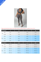 Ribbed Crop Top & High-Waisted Leggings Set Lavish Daily