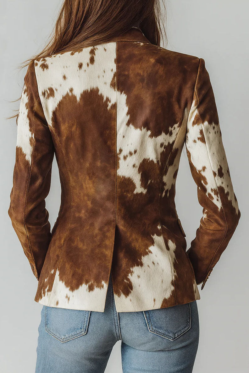 Single Button Slim Fit Long Sleeve Jacket Lavish Daily