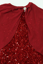 Sequin Evening Maxi Dress Lavish Daily