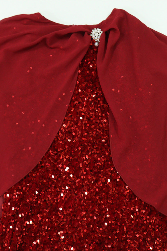 Sequin Evening Maxi Dress Lavish Daily