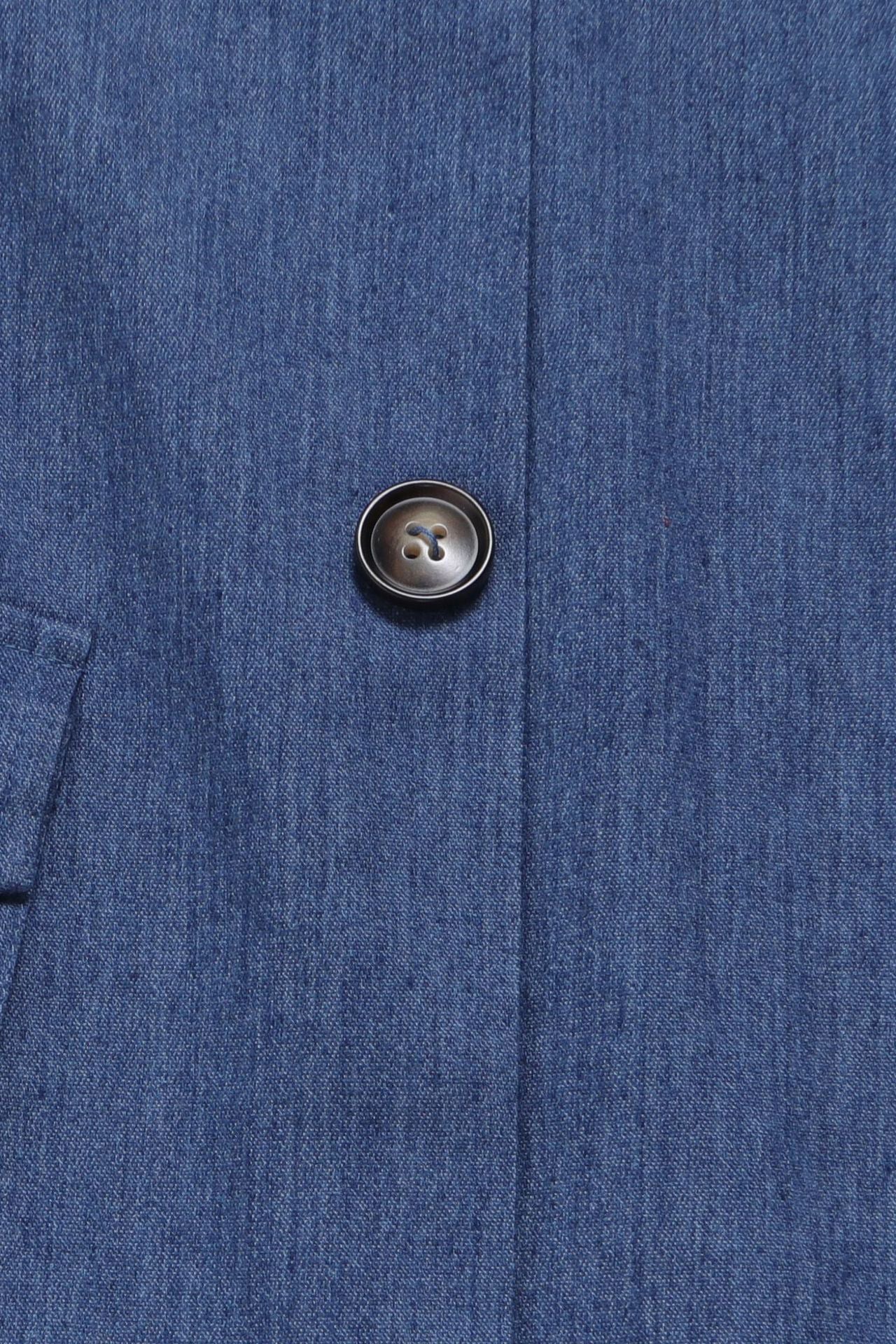 Elegant Denim Patchwork Pocket A-Line Dress Lavish Daily