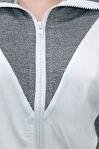 Sporty Color Block 2-Piece Tracksuit Lavish Daily