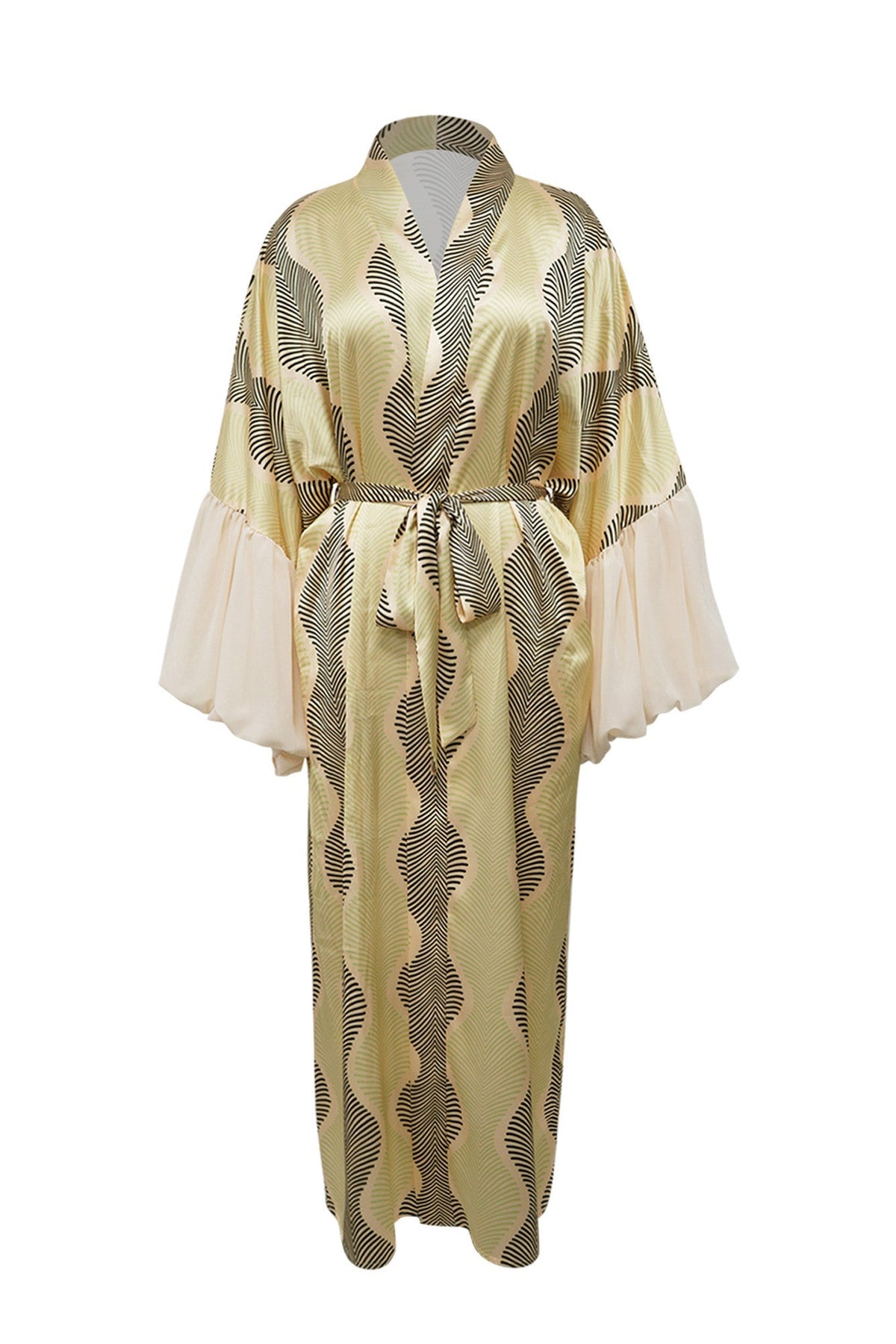 Elegant Resort Maxi Dress & Statement Sleeves Lavish Daily