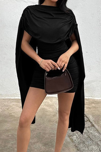 Sleeveless Cowl Neck Bodycon Dress Lavish Daily