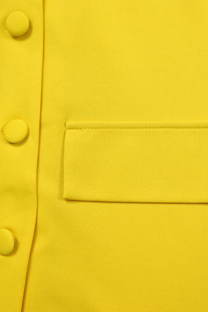 V-Neck Button Front Solid Color Midi Dress Lavish Daily