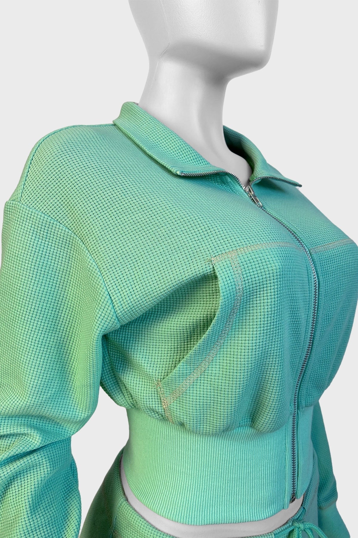 Waffle Long Sleeve Suit Lavish Daily