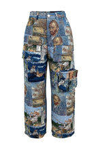Vintage Casual Jacquard Cargo Pants Lavish Daily