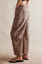 Mid Rise Barrel Jeans Lavish Daily