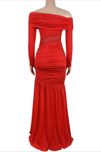 See-Through Mesh Maxi Dress Lavish Daily