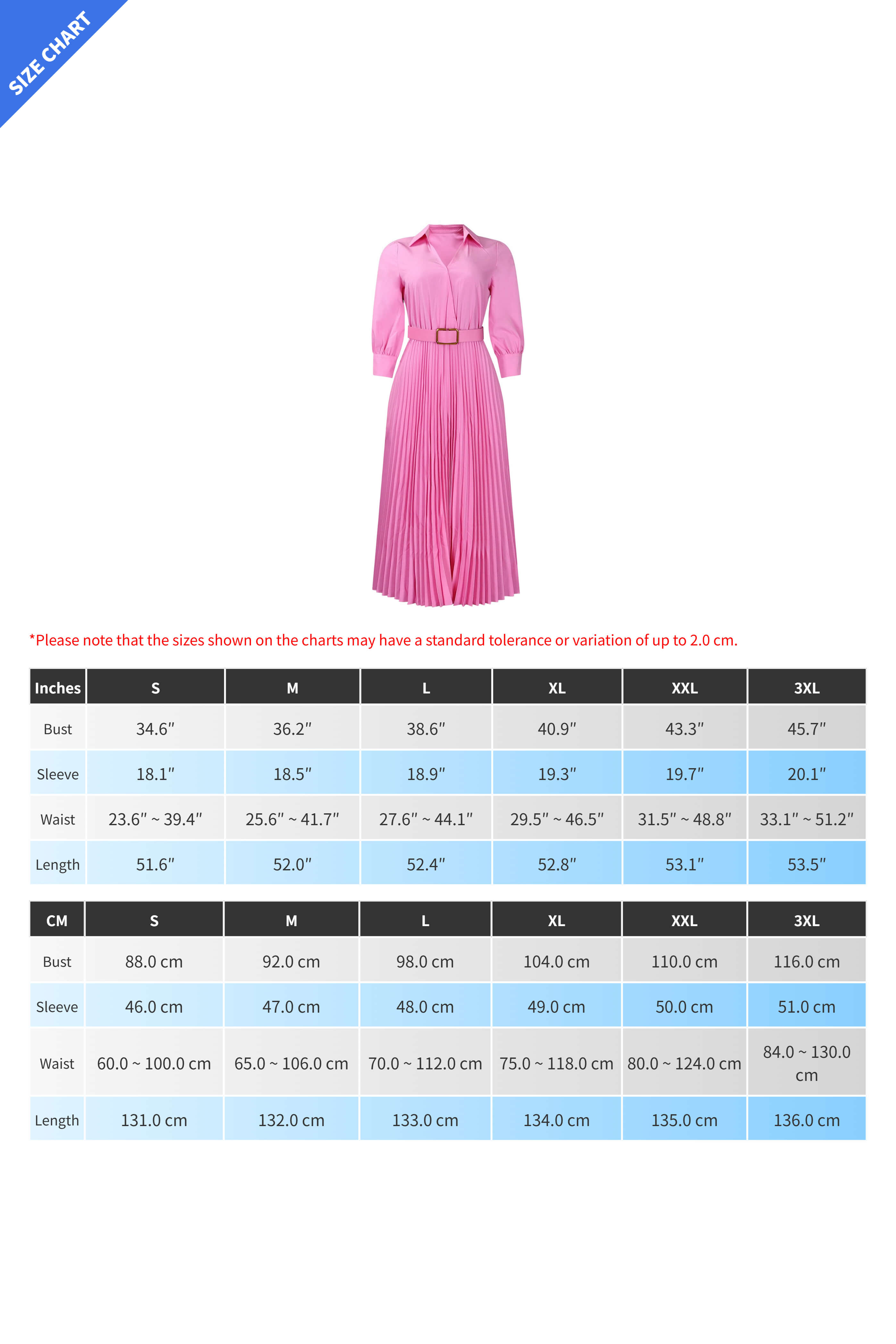 Long Sleeve High-Waist Pleated Midi Dress Lavish Daily