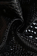 Snakeskin Cropped Jacket Lavish Daily