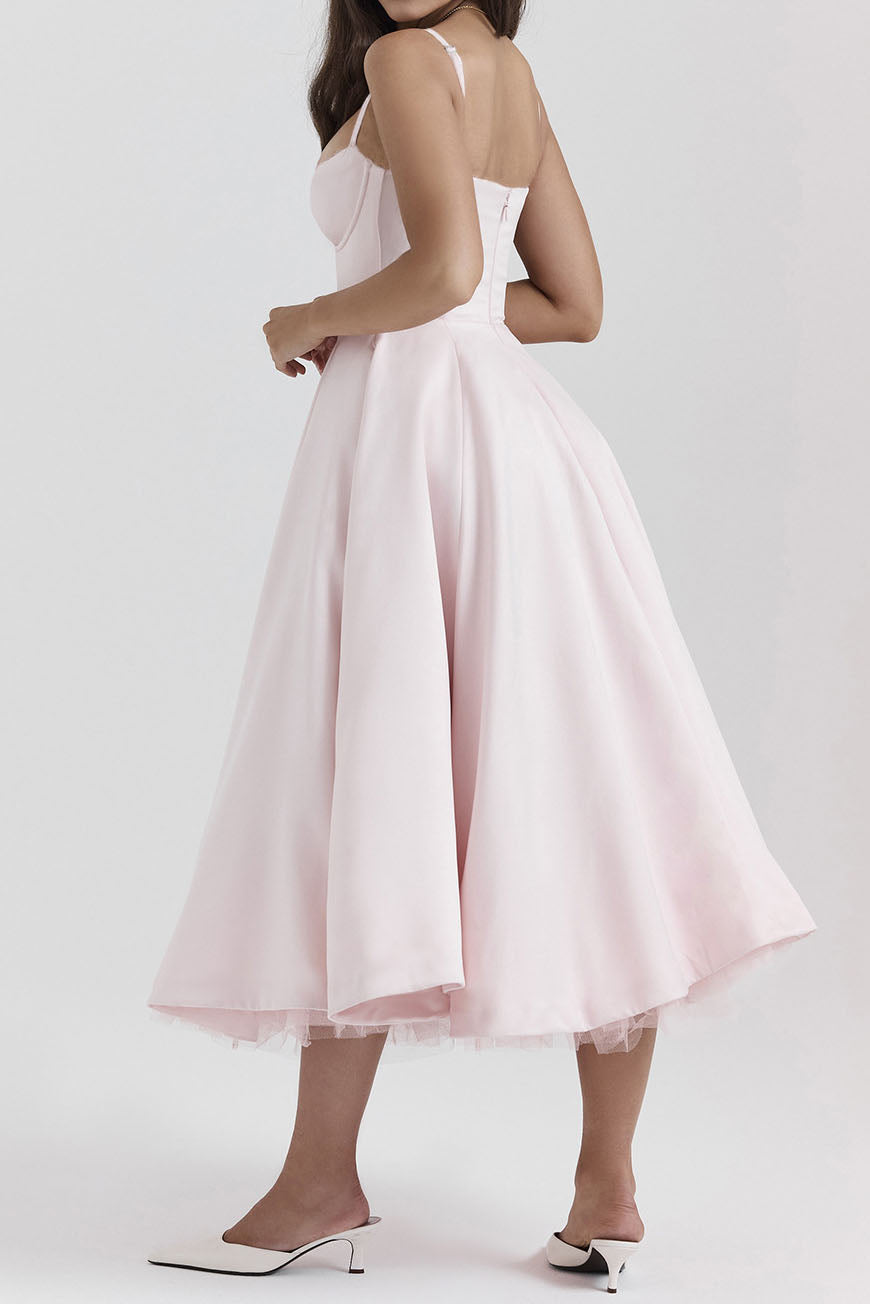 Luxury Spaghetti Strap Princess Dress Lavish Daily