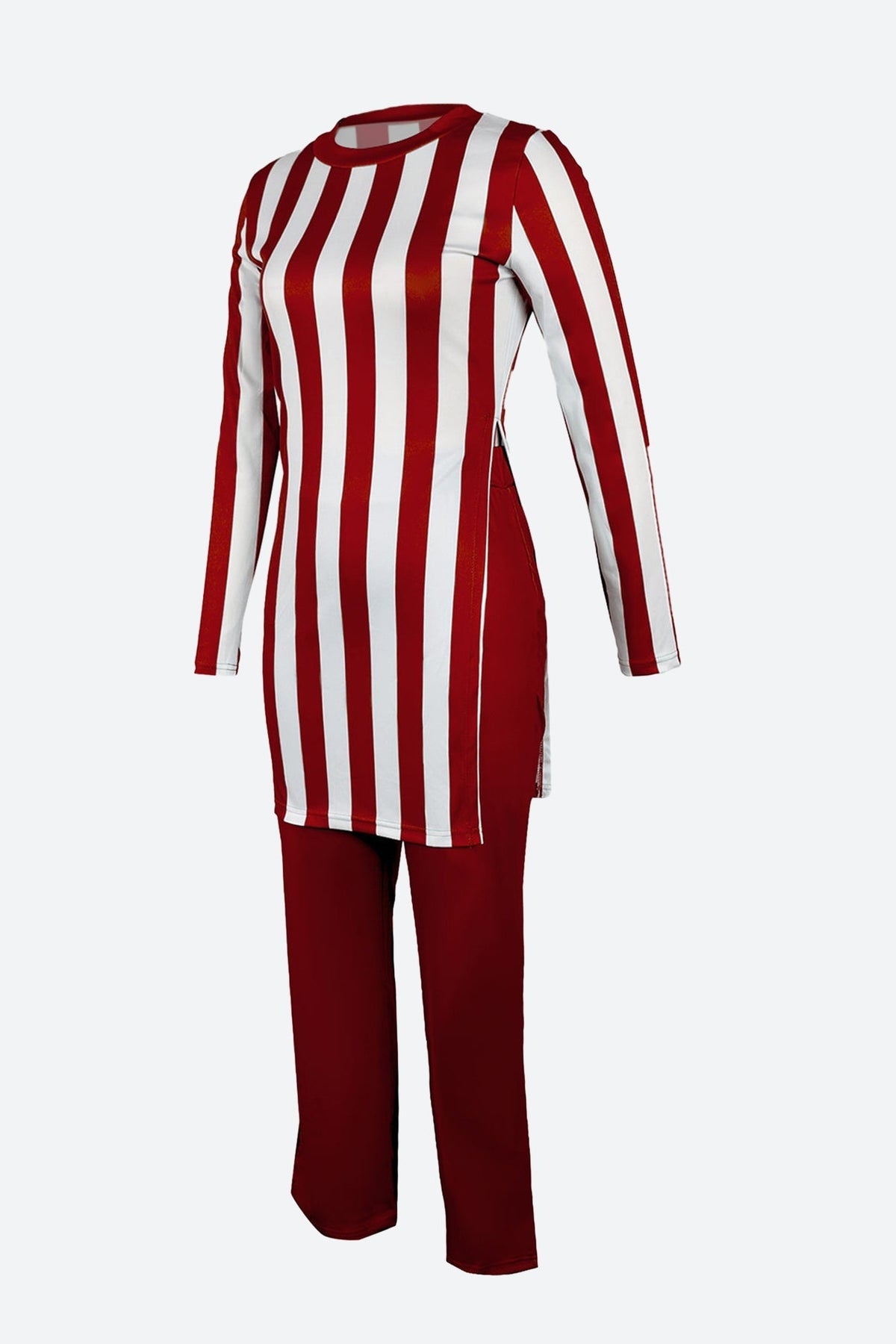 Striped T Shirts & Pants Set Lavish Daily