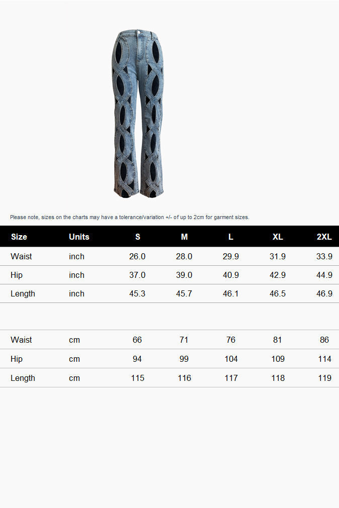 Twisted Denim Jeans Lavish Daily