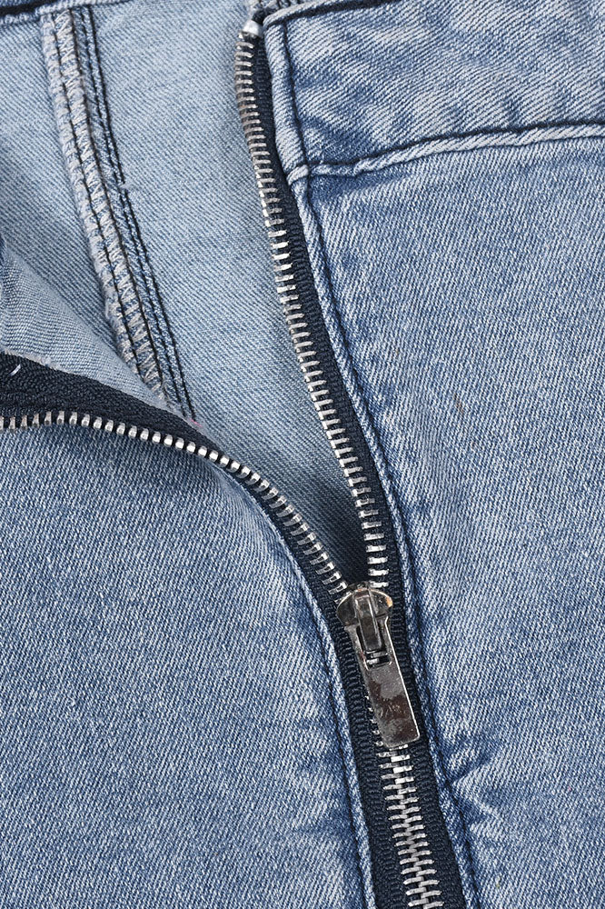 Strapless Mini Denim Dress Lavish Daily