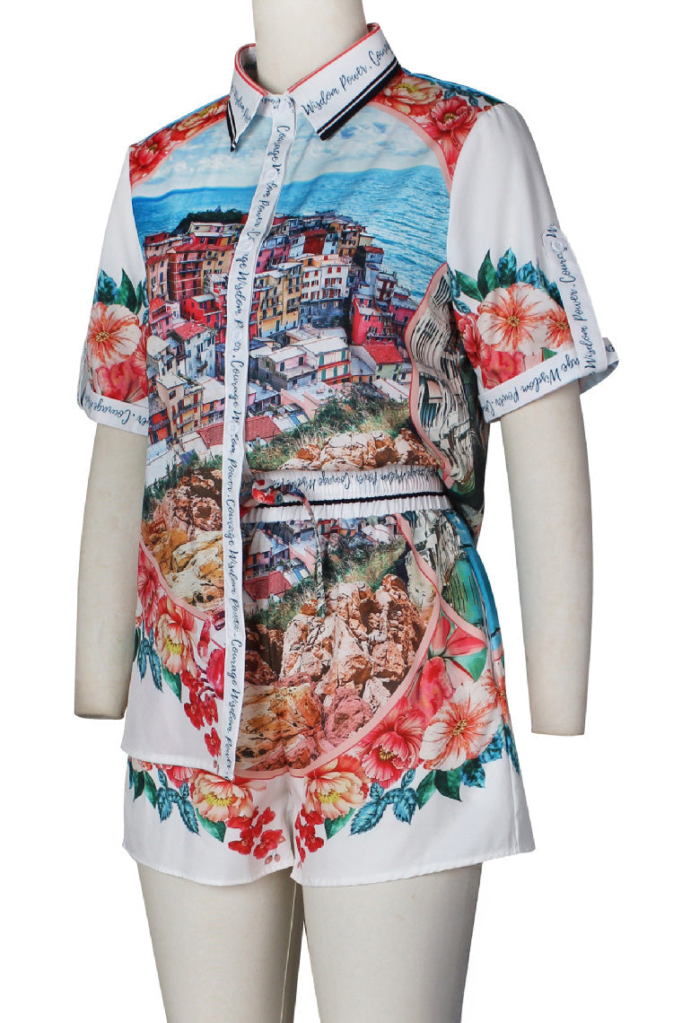 Floral Glow Short Set Lavish Daily