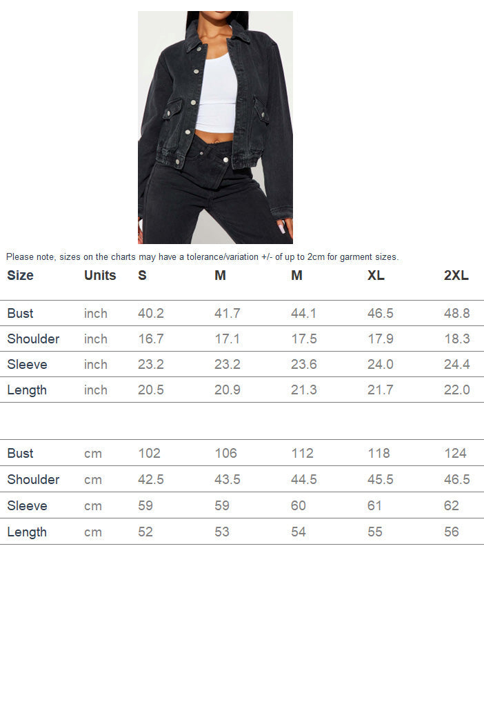 Denim Cropped Jacket Lavish Daily