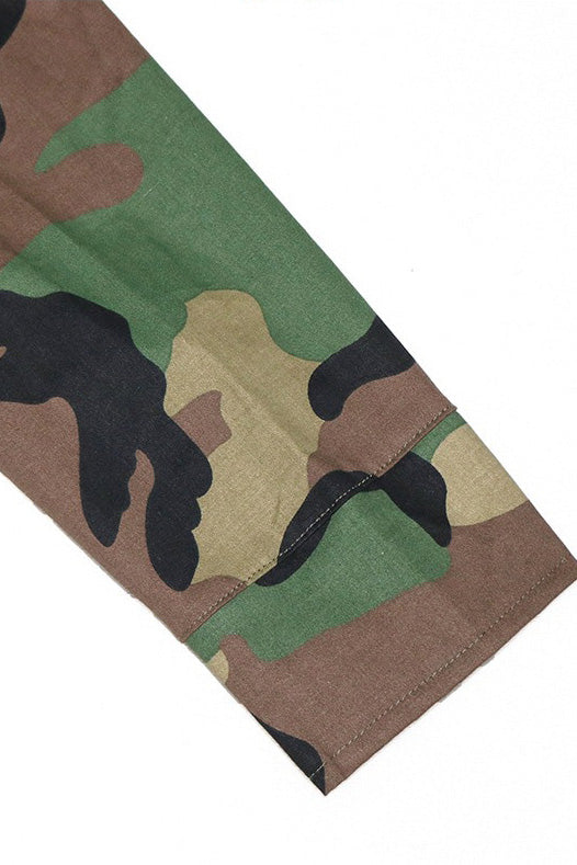 Classic Camo Print Multi-Pocket Jacket Lavish Daily